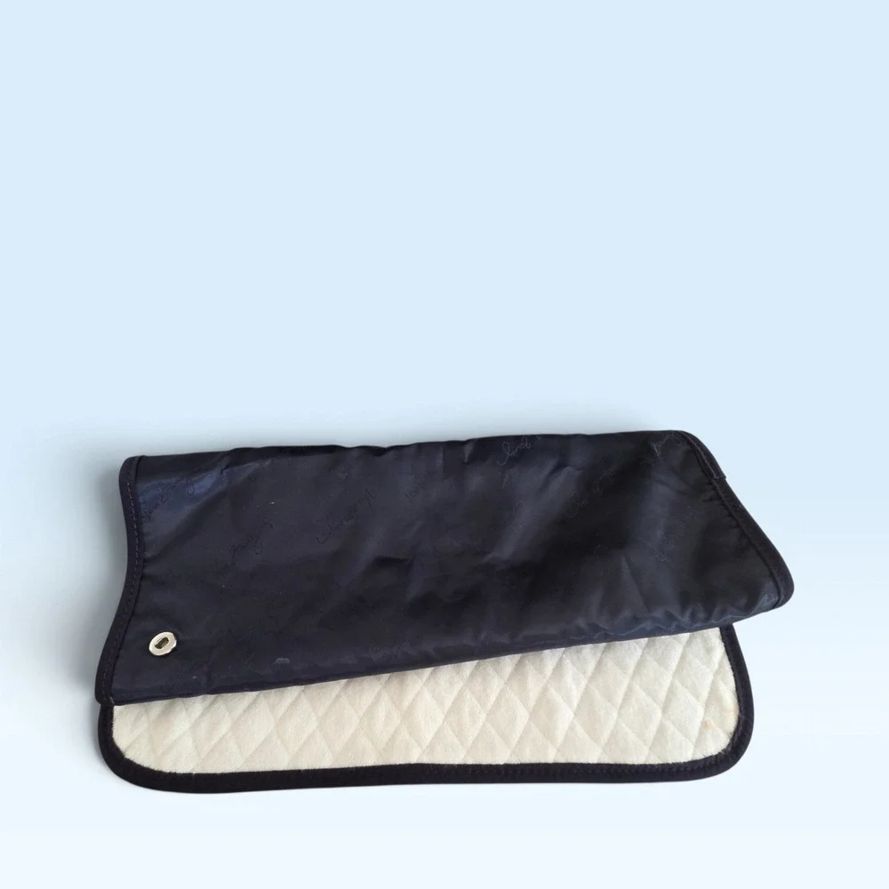 Vera Bradley Diaper Bag Navy Blue Quilted With Changing Pad